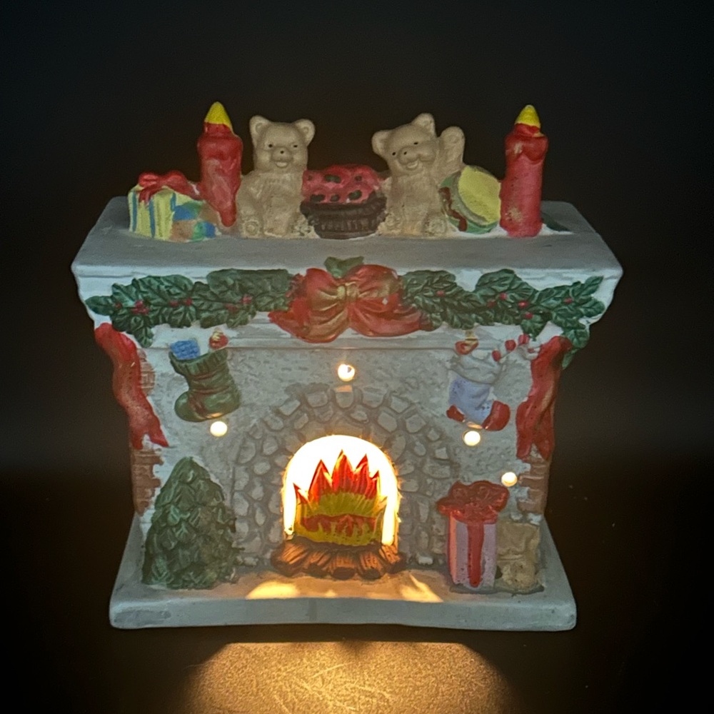 Vintage Christmas Gift Collection Porcelain Candle Holder - Picture 9 of 9
